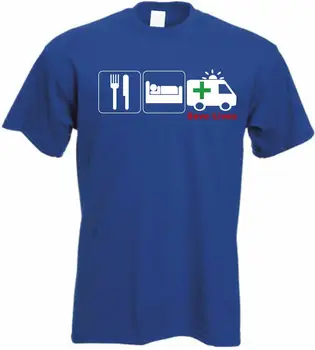 Mananci, Dormi Paramedic T-Shirt | Salva Vieți T-Shirt | Salvare Șofer de Ambulanță Tricou Bărbați Vară 2020 Vanzare Ieftine Barbati Tricou